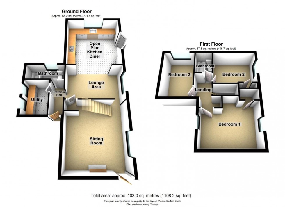 Floorplan for Middleton Road, Wirksworth, Matlock