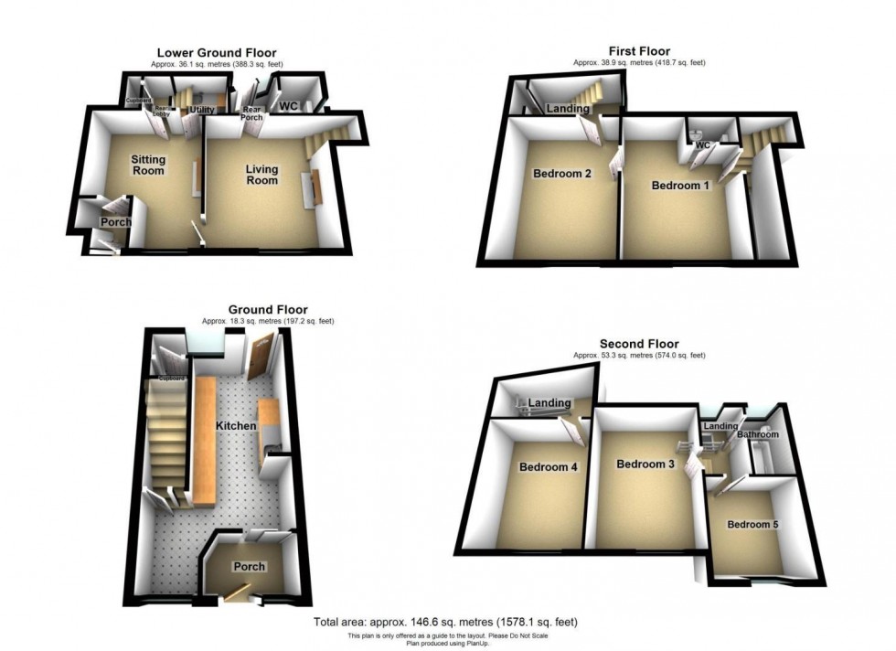 Floorplan for West End, Wirksworth