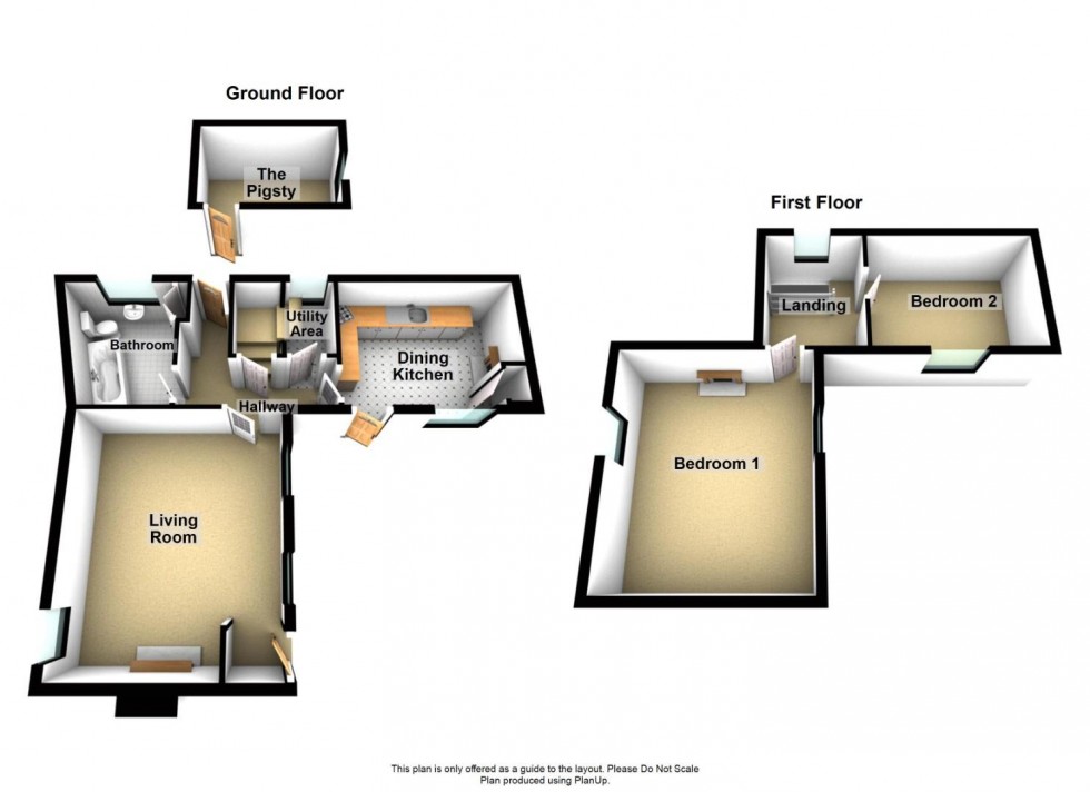 Floorplan for The Hill, Cromford, Matlock