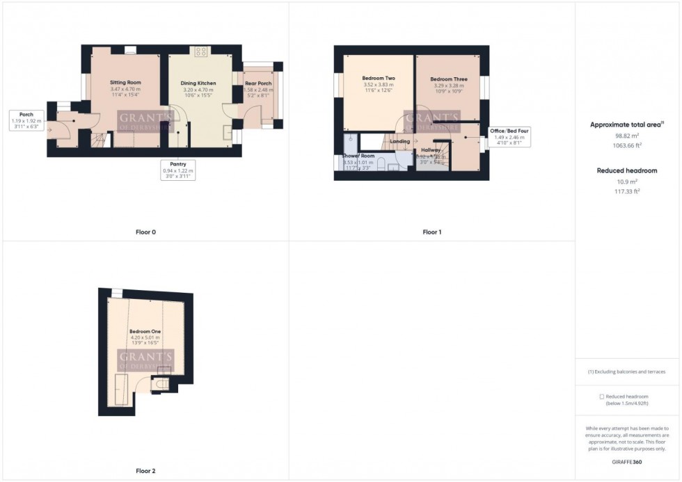 Floorplan for The Mires, Birchover, Matlock