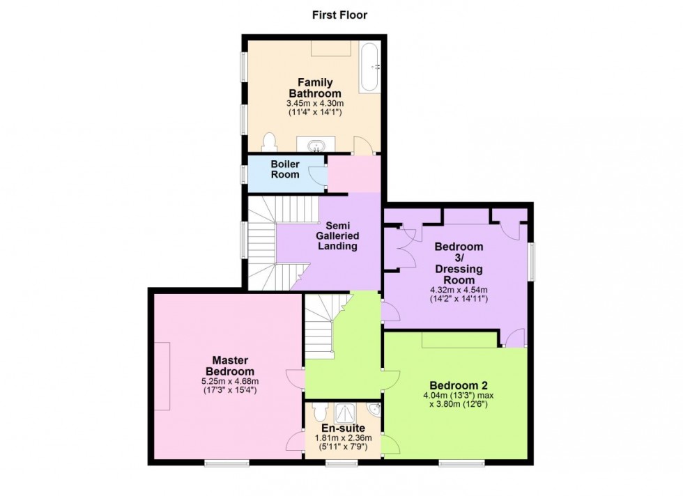 Floorplan for Coldwell Street, Wirksworth