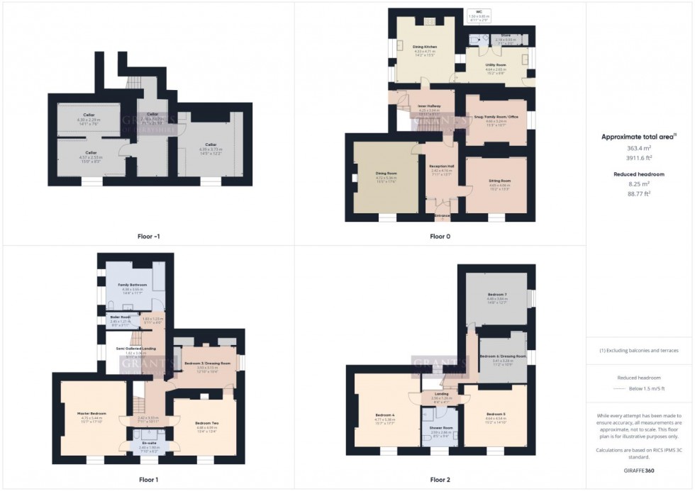 Floorplan for Coldwell Street, Wirksworth