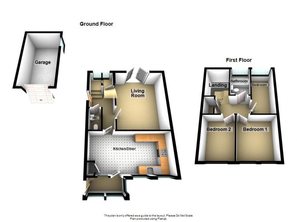 Floorplan for Keeling Lane, Birchover, Matlock