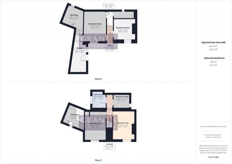 Floorplan for Greenhill, Wirksworth, Matlock