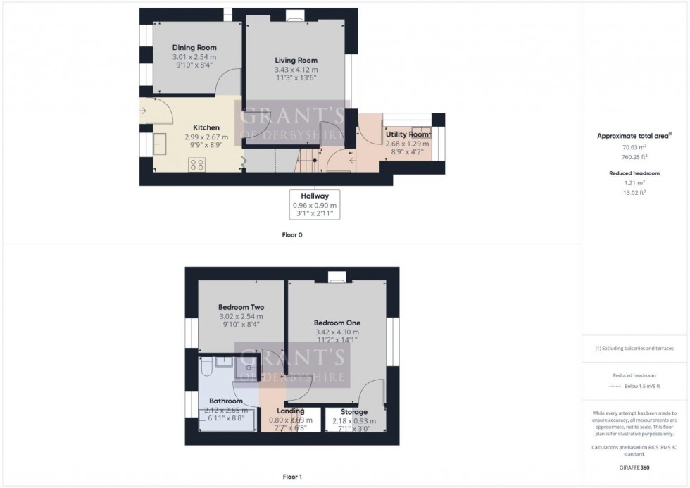 Floorplan for Tansley, Matlock