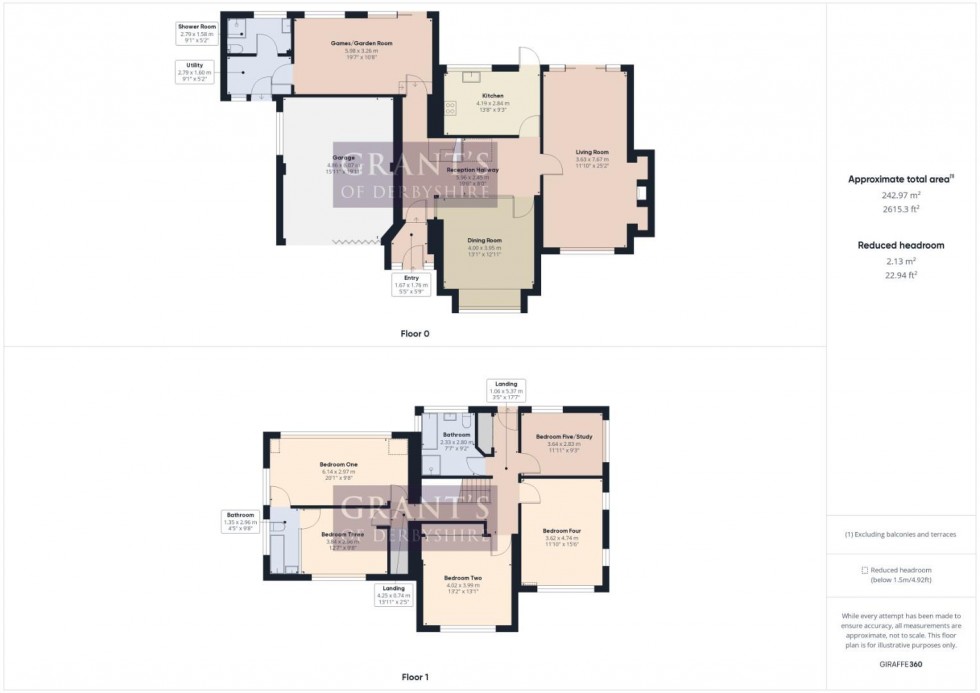 Floorplan for Hillcliff Lane, Turnditch, Belper