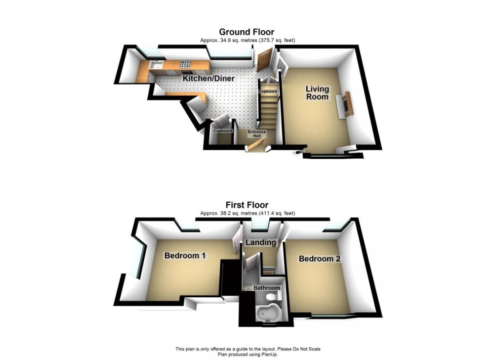 Floorplan for Derby Road, Matlock Bath