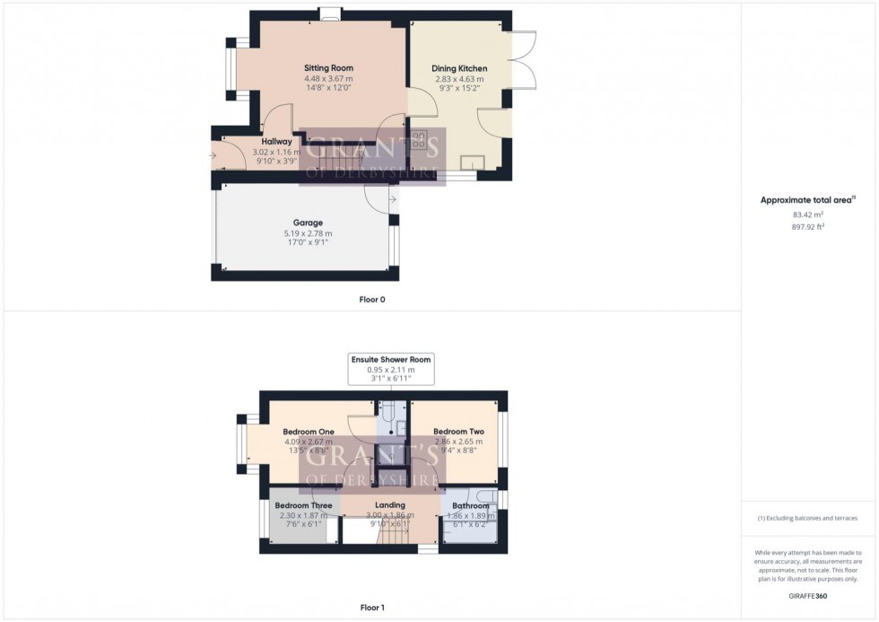 Floorplan for Stanton Moor View, Matlock