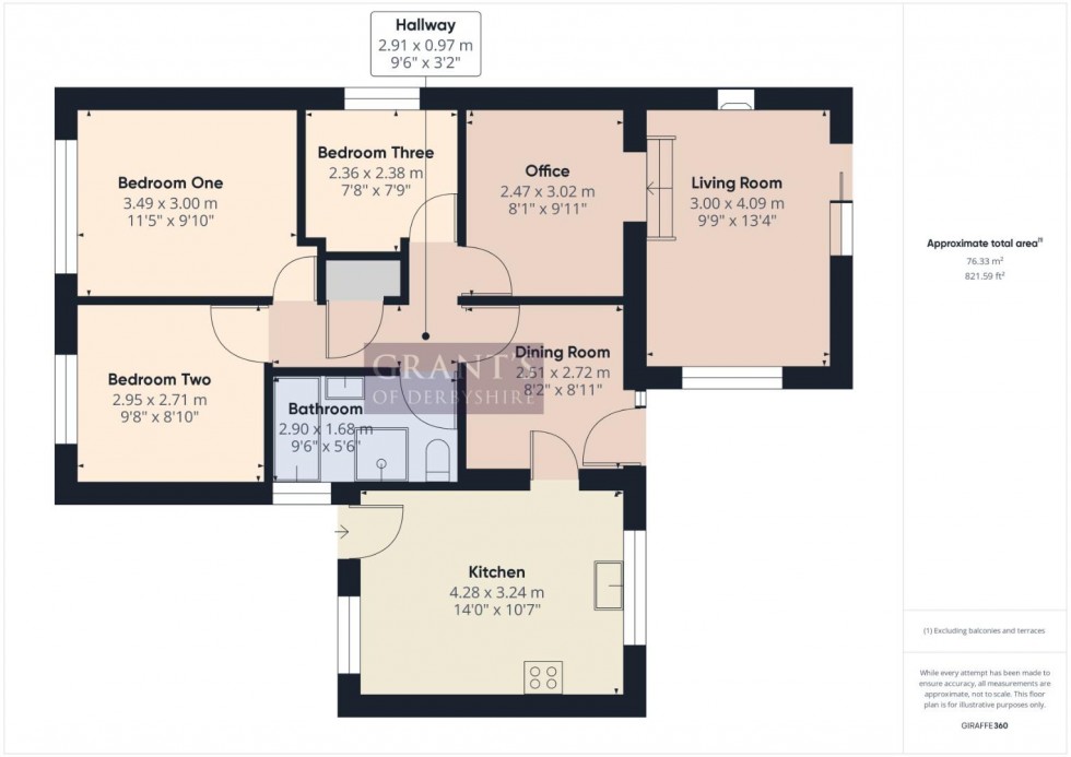 Floorplan for Yokecliffe Drive, Wirksworth