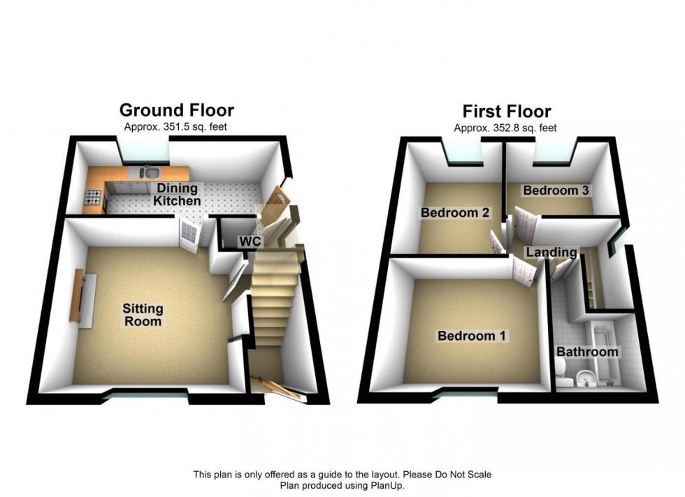 Floorplan for King Street, Middleton by Wirksworth