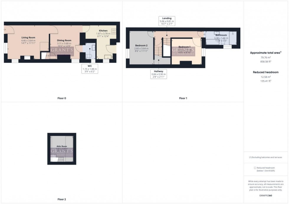 Floorplan for Sough Lane, Wirksworth