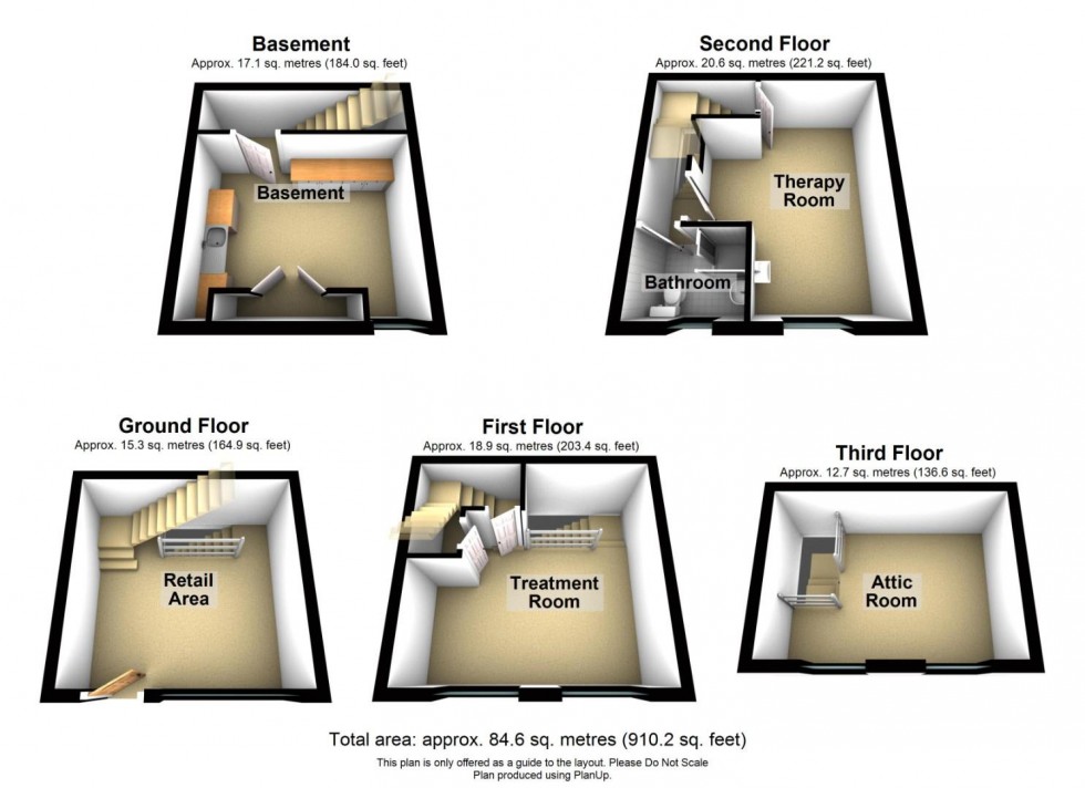 Floorplan for Market Place, Wirksworth, Matlock