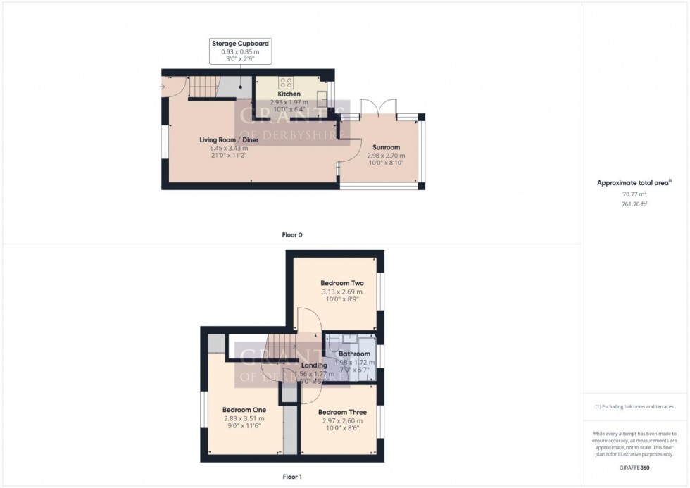 Floorplan for Greenway Croft, Wirksworth