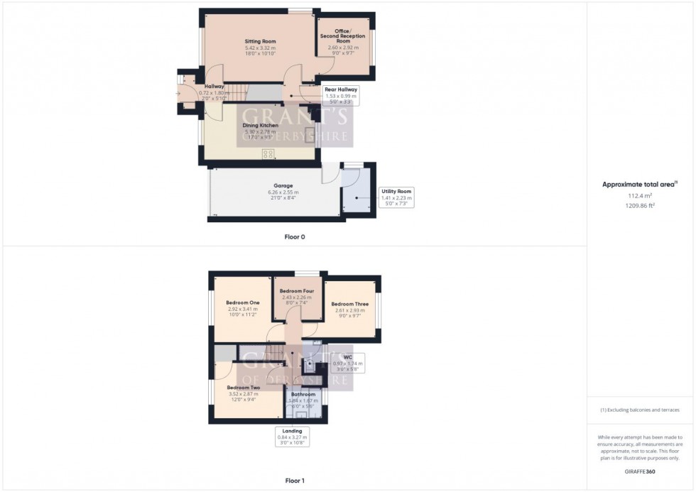 Floorplan for Collingwood Crescent, Matlock