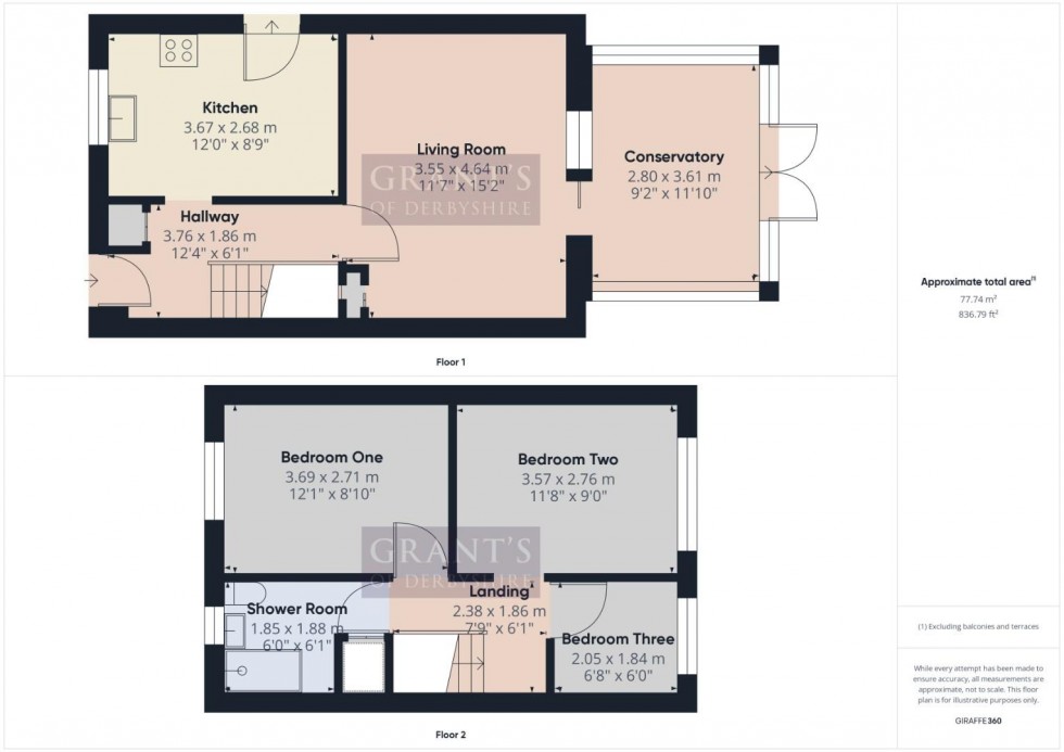 Floorplan for Derby Road, Wirksworth, Matlock