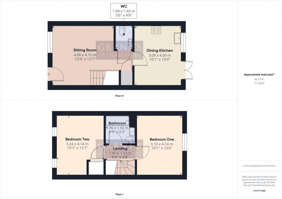 Floorplan for Boden Close, Darley Dale, Matlock