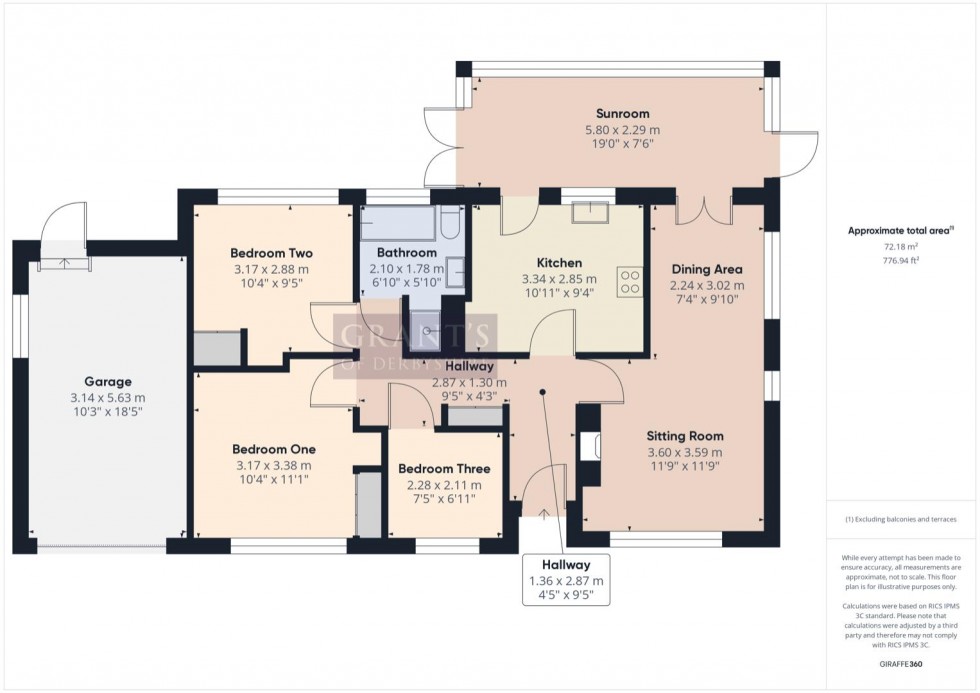 Floorplan for Ridgewood Drive, Cromford