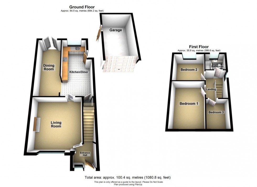 Floorplan for Amberdene, Matlock