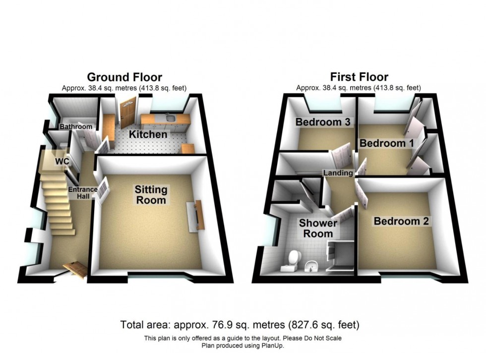 Floorplan for Birches Lane, South Wingfield, Alfreton