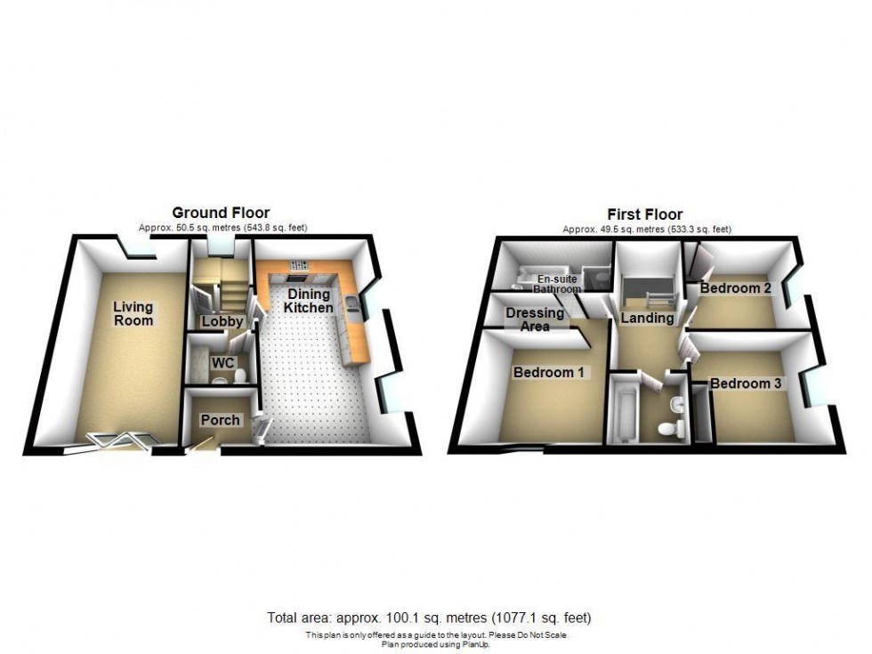 Floorplan for School Lane, Carsington, Matlock