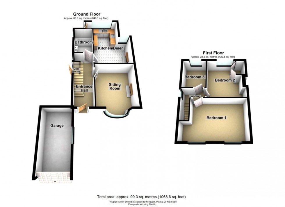 Floorplan for Northwood Lane, Darley Dale, Matlock