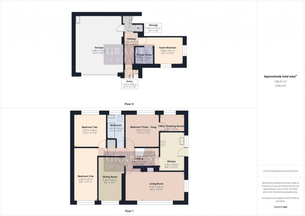 Floorplan for The Lanes, Bolehill, Wirksworth