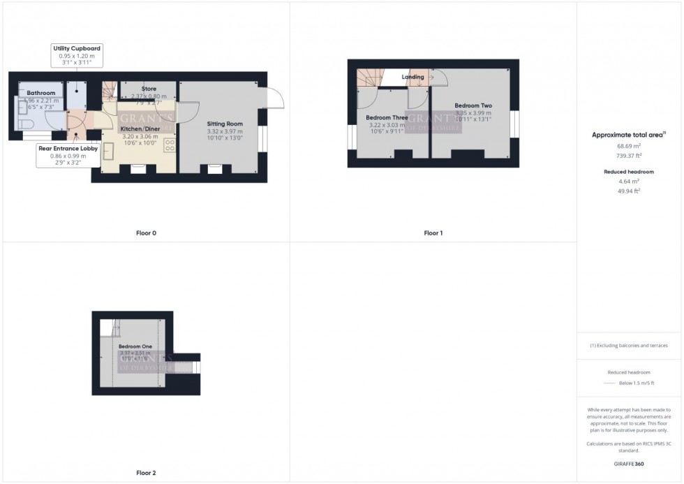 Floorplan for Rutland Street, Matlock