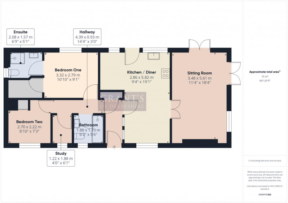 Floorplan for Derwent Way, Merebrook Park, Whatstandwell, Matlock