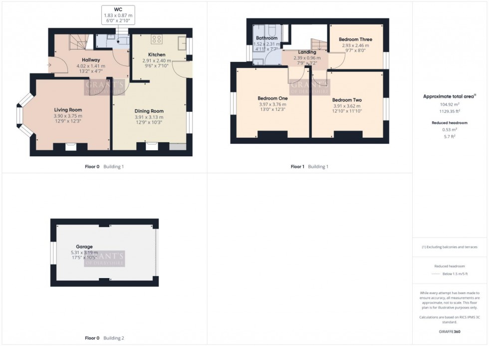 Floorplan for Malpas Road, Matlock