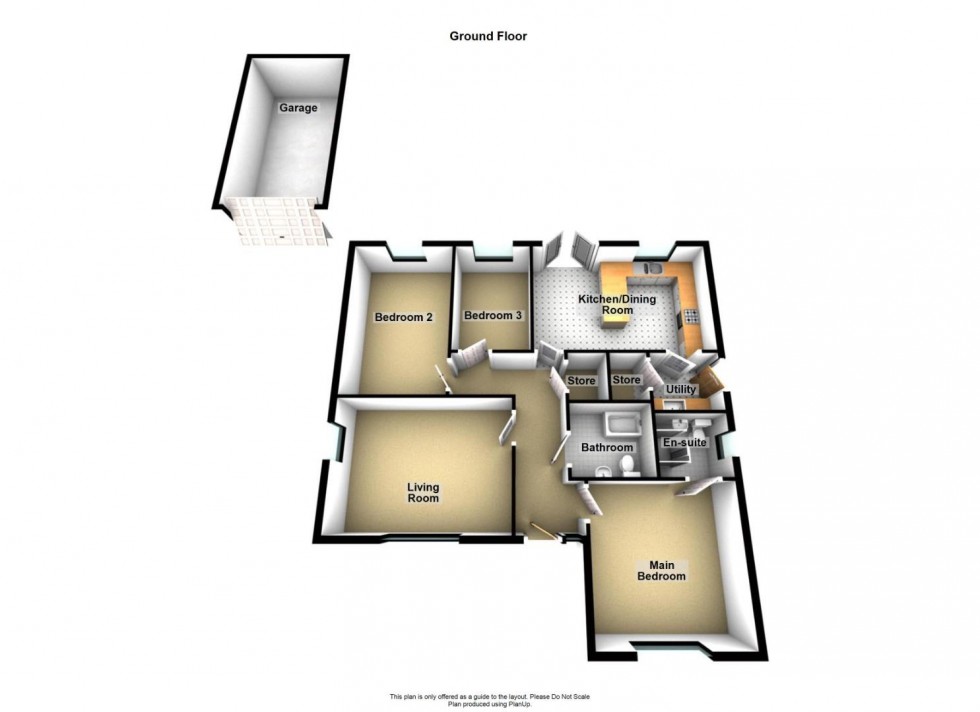 Floorplan for Old Nursery Gardens, Tansley