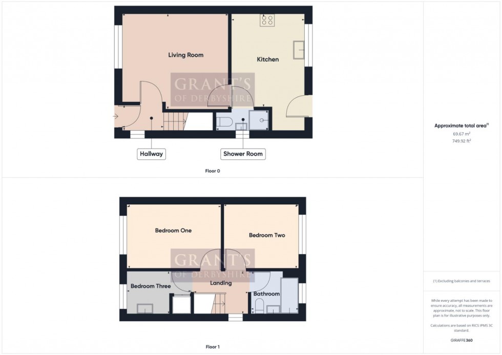 Floorplan for Melbourne Close, Belper