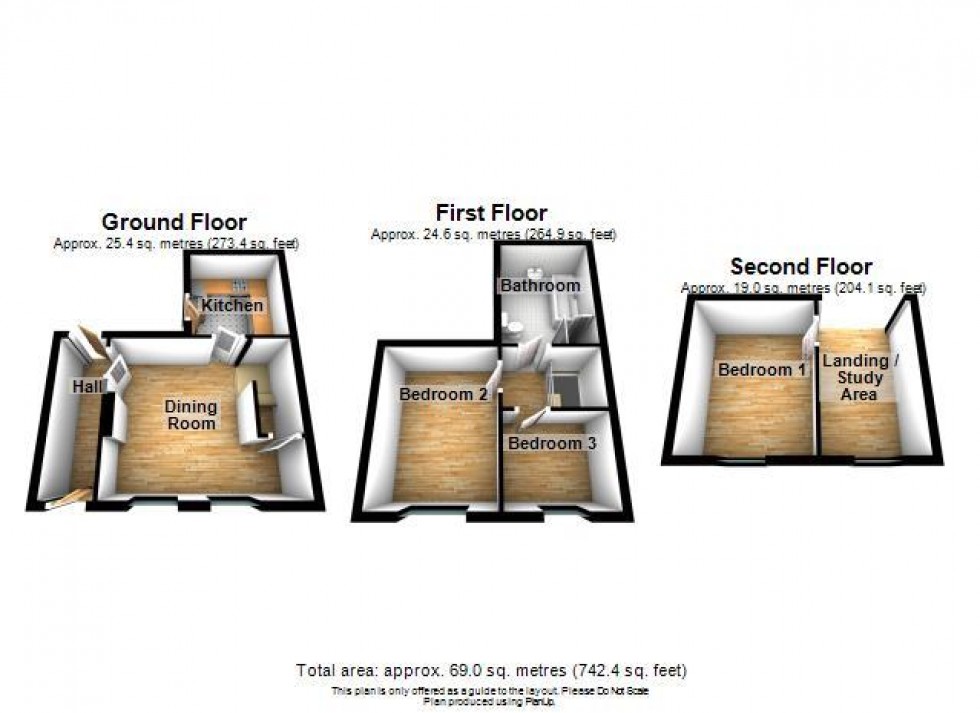 Floorplan for North End, Wirksworth