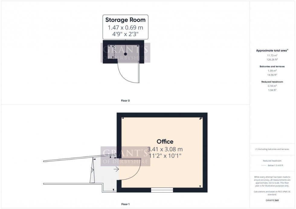 Floorplan for Crown Yard, Wirksworth