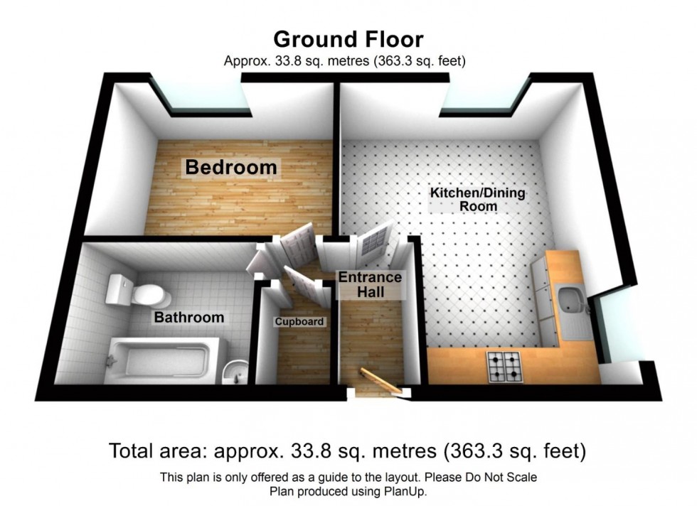 Floorplan for Flat 7 Progress Court, Buxton Road, Bakewell