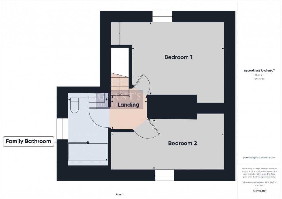 Floorplan for 4 Church Road, Darley Dale