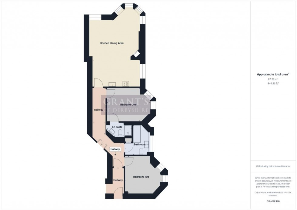 Floorplan for Wellington Street, Matlock