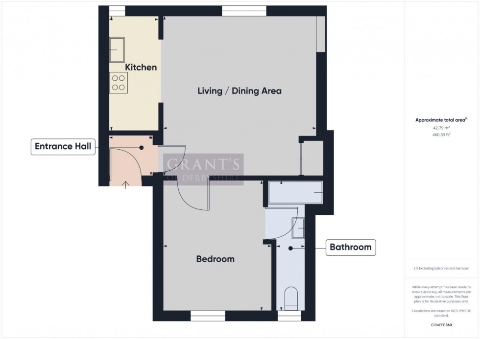 Floorplan for Flat 4 Dale House, Market Place, Wirksworth