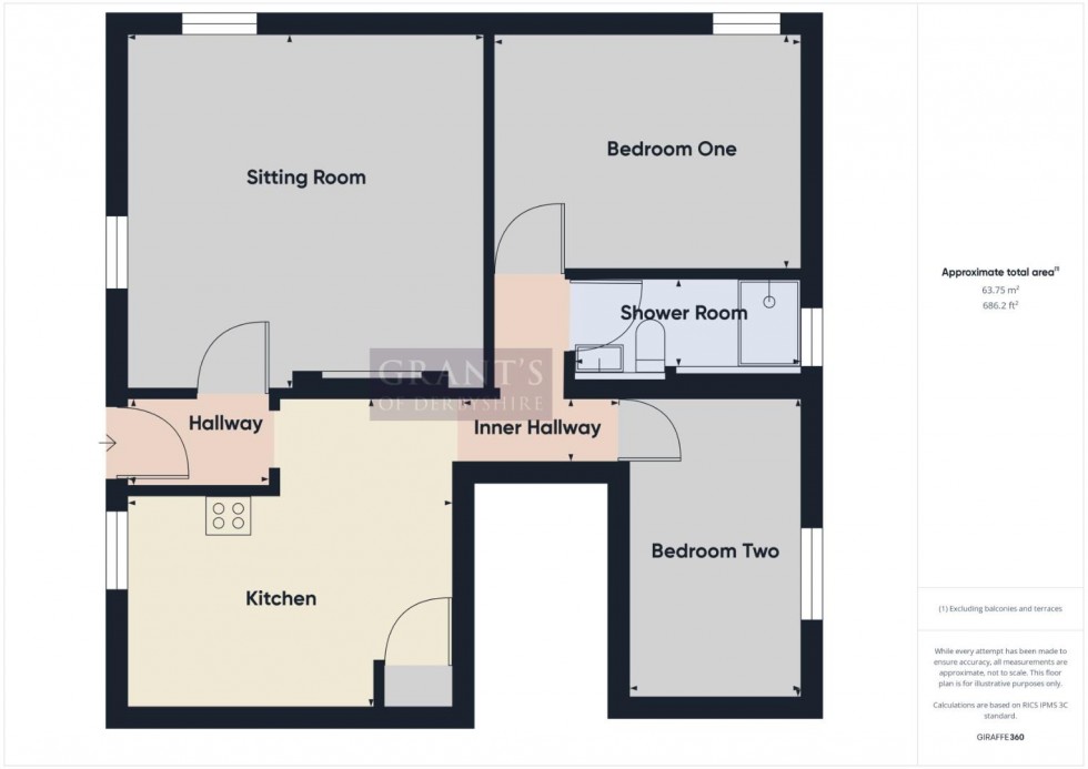 Floorplan for Chesterfield Road, Two Dales, Matlock