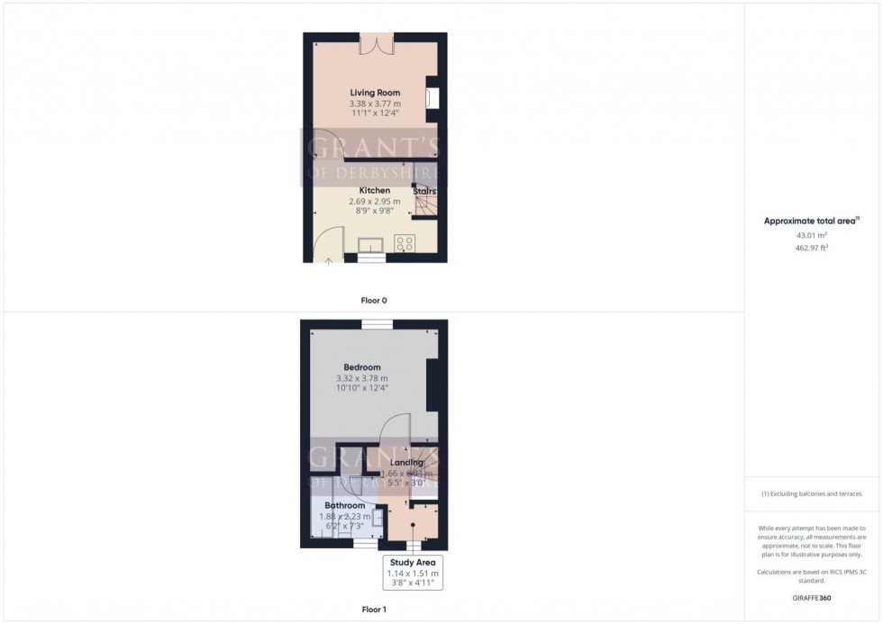 Floorplan for 14 Chapel Lane, Wirksworth