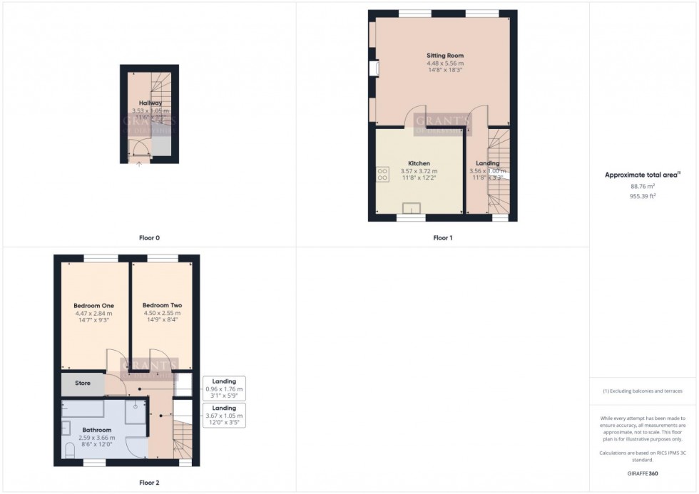 Floorplan for Church Walk, Wirksworth, Matlock