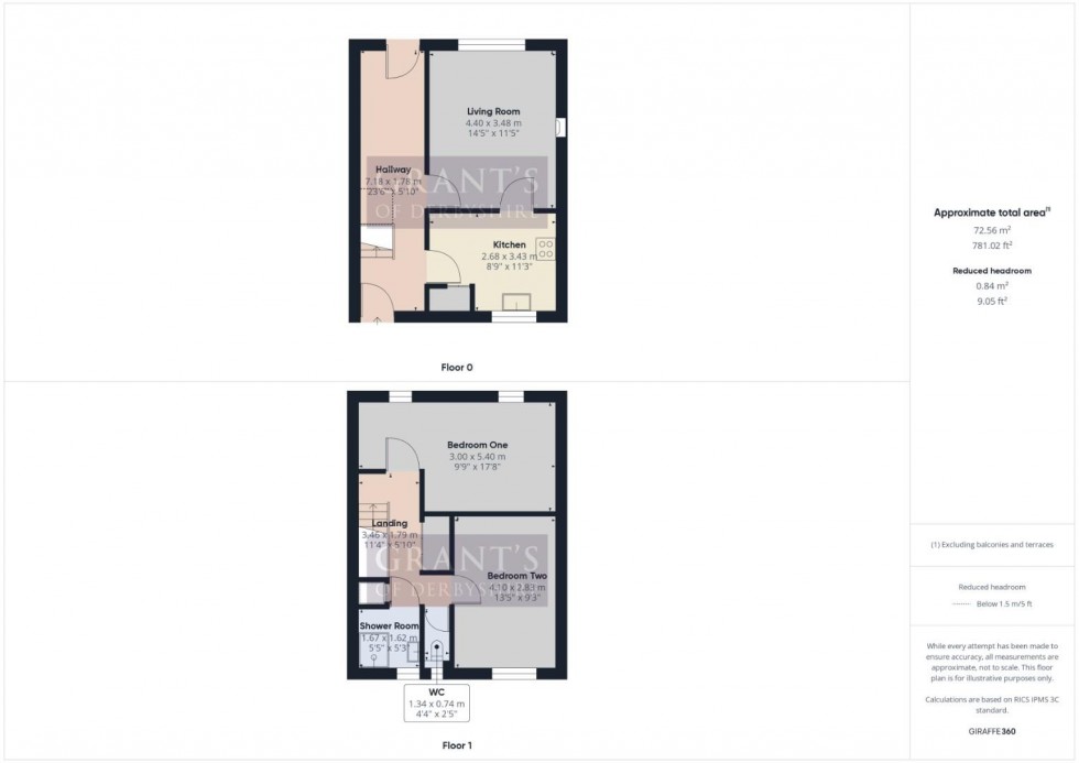 Floorplan for Jubilee Court, Wirksworth