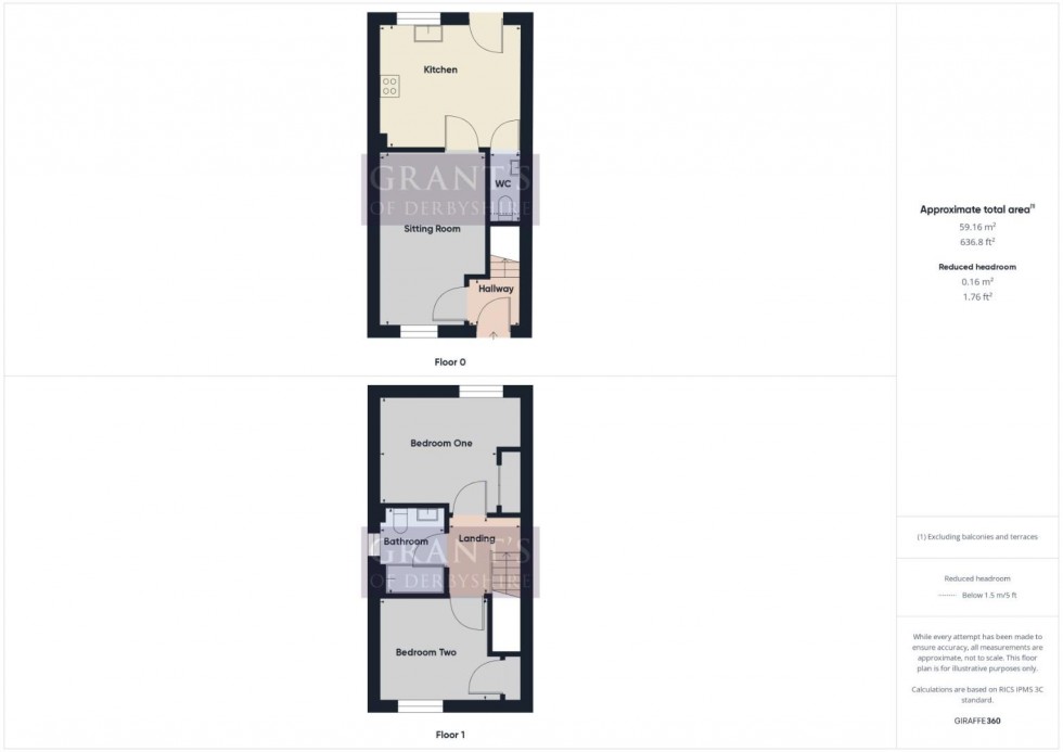 Floorplan for Barley Way, Matlock