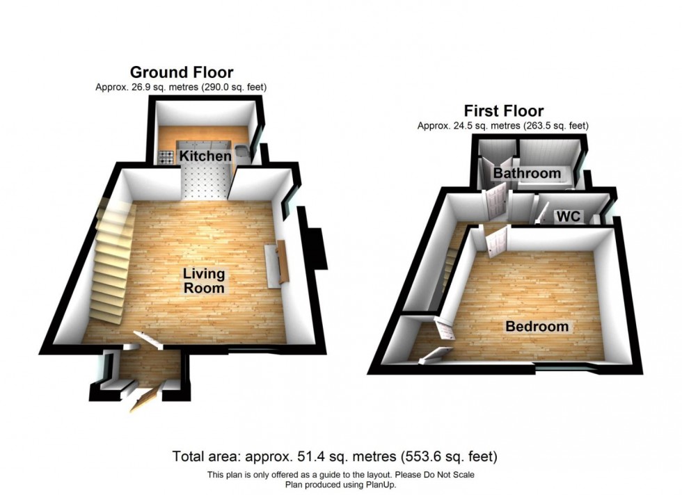 Floorplan for Bankside, Youlgrave, Bakewell