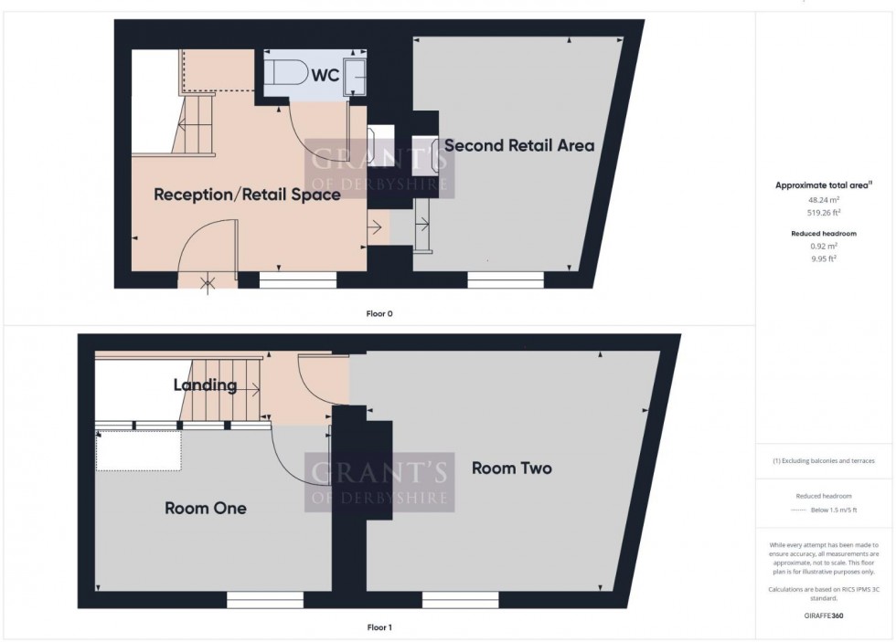 Floorplan for North End, Wirksworth