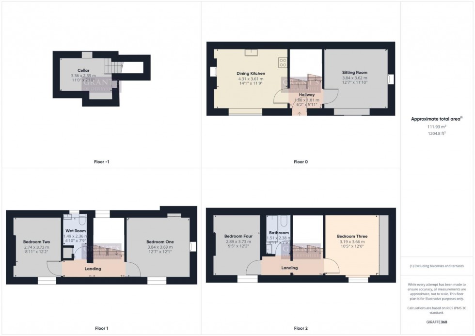 Floorplan for West End, Wirksworth, Matlock