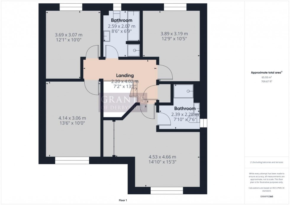 Floorplan for Old Stone Lane, Matlock