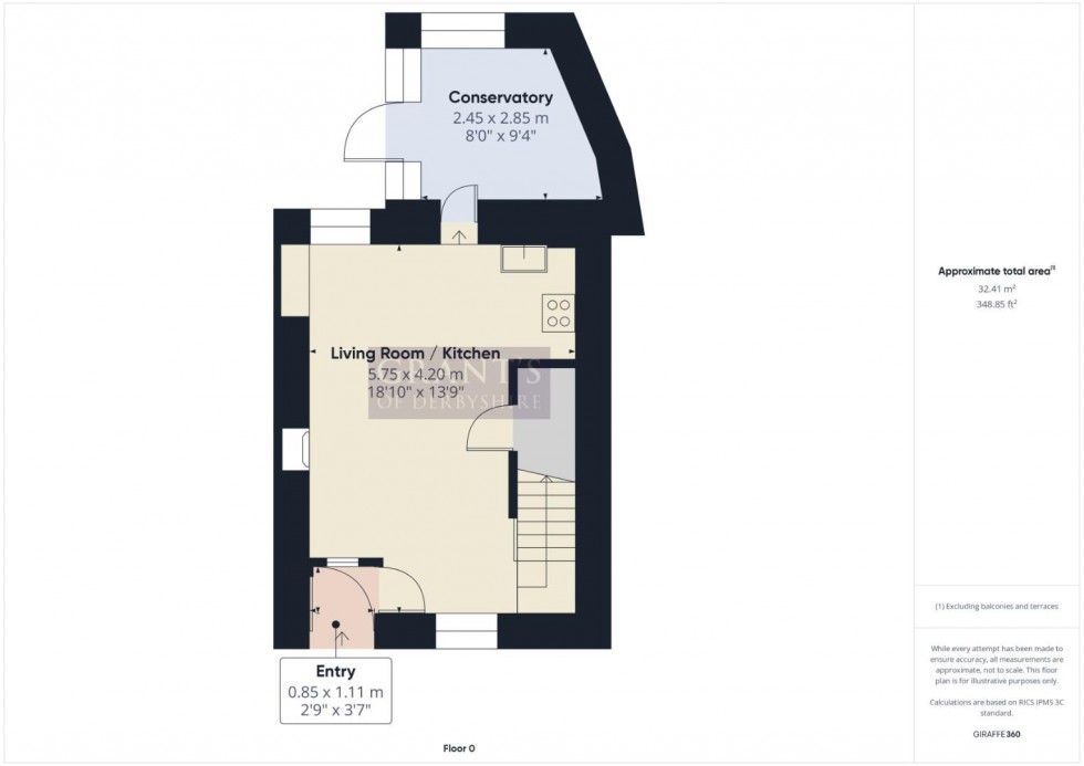 Floorplan for West Bank, Winster, Matlock