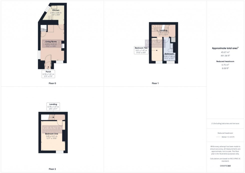 Floorplan for Greenhill, Wirksworth, Matlock