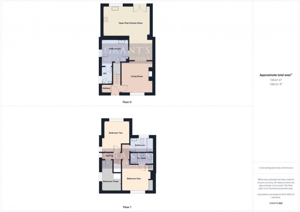 Floorplan for King George Street, Wirksworth, Matlock