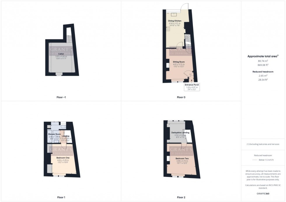 Floorplan for Coldwell Street, Wirksworth